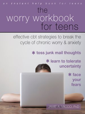 cover image of The Worry Workbook for Teens